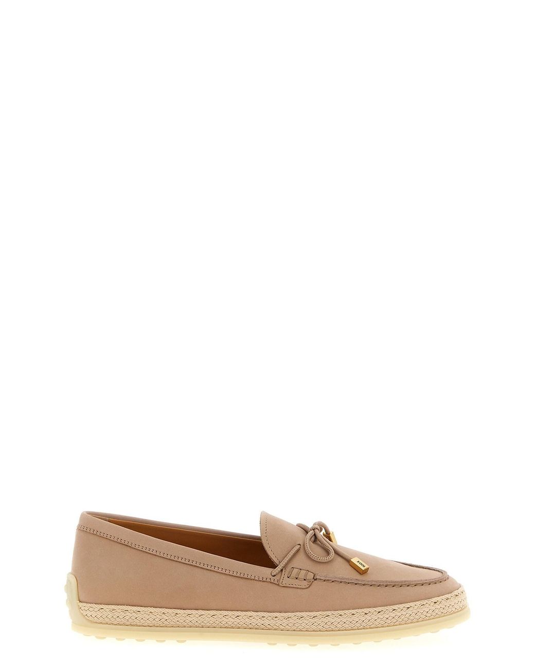 Tod's Brown 'gomma Rafia 92k' Loafers