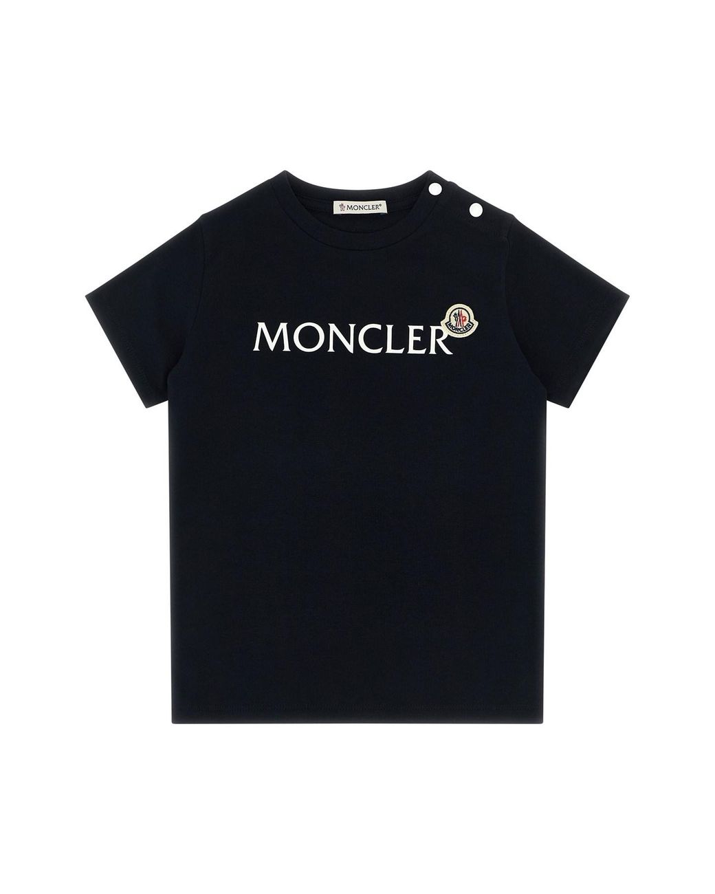 Moncler Black Logo T-shirt for men