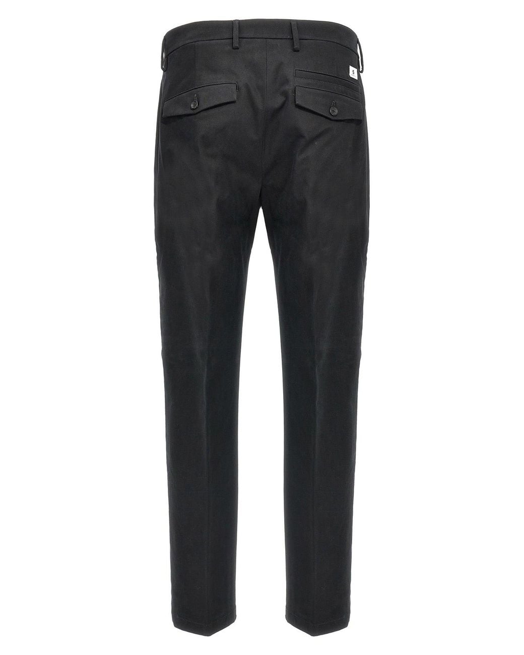 Department 5 Black Chino Trousers 'Idol' for men