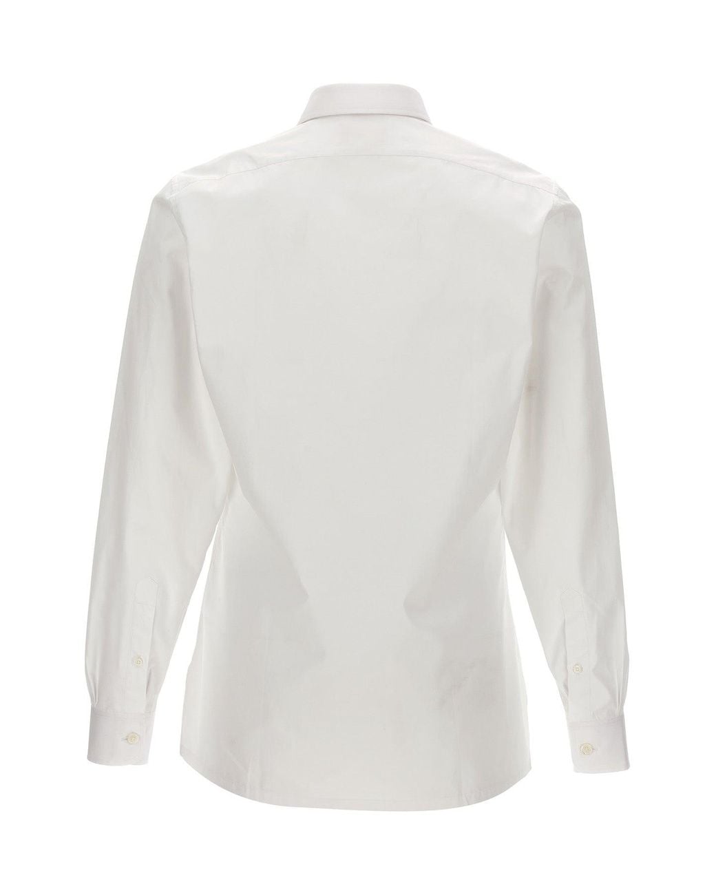 Givenchy White Shirt 'Logo Embroidery' for men