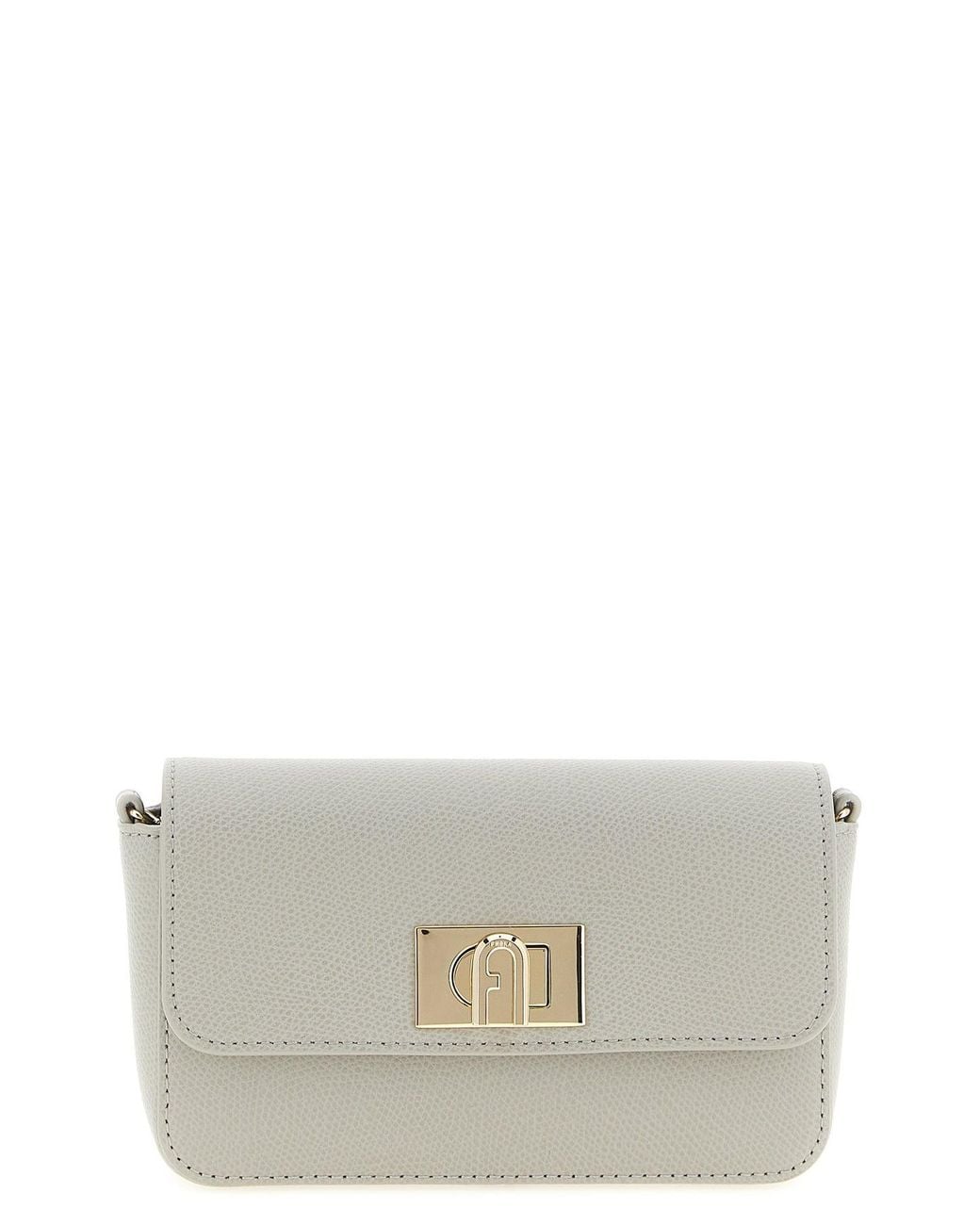 Furla Gray 1927' Mini Crossbody Bag