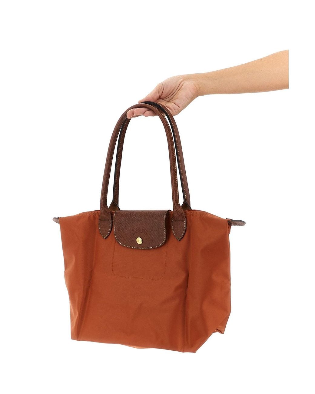 Longchamp Brown Shoulder Bag 'Le Pliage Original M'