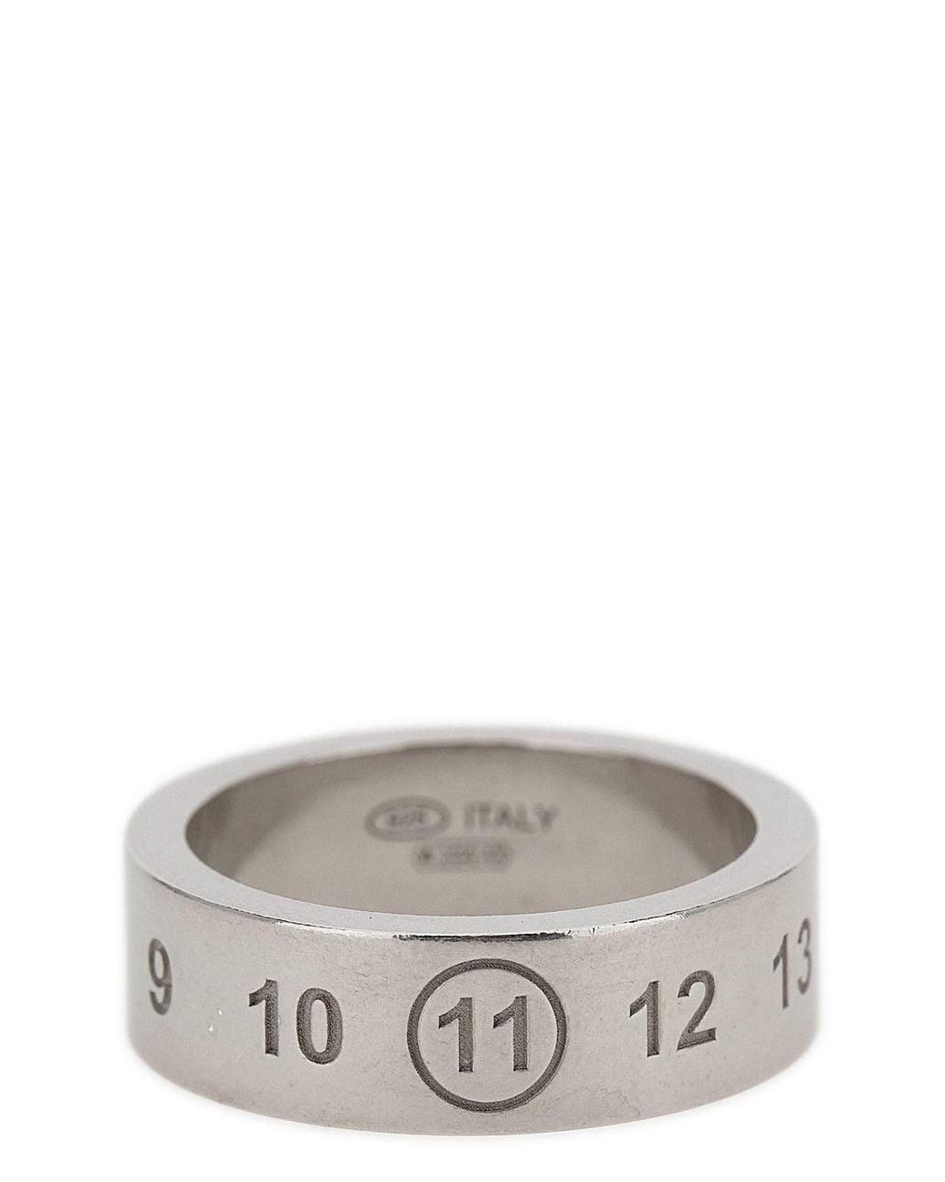 Maison Margiela Gray 'numeric' Ring