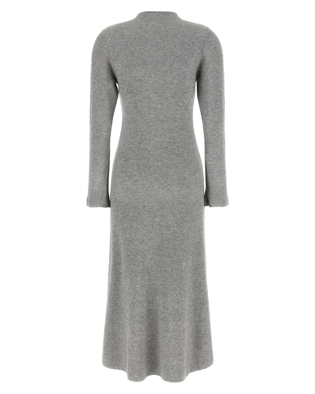 Fabiana Filippi Gray Knit Dress