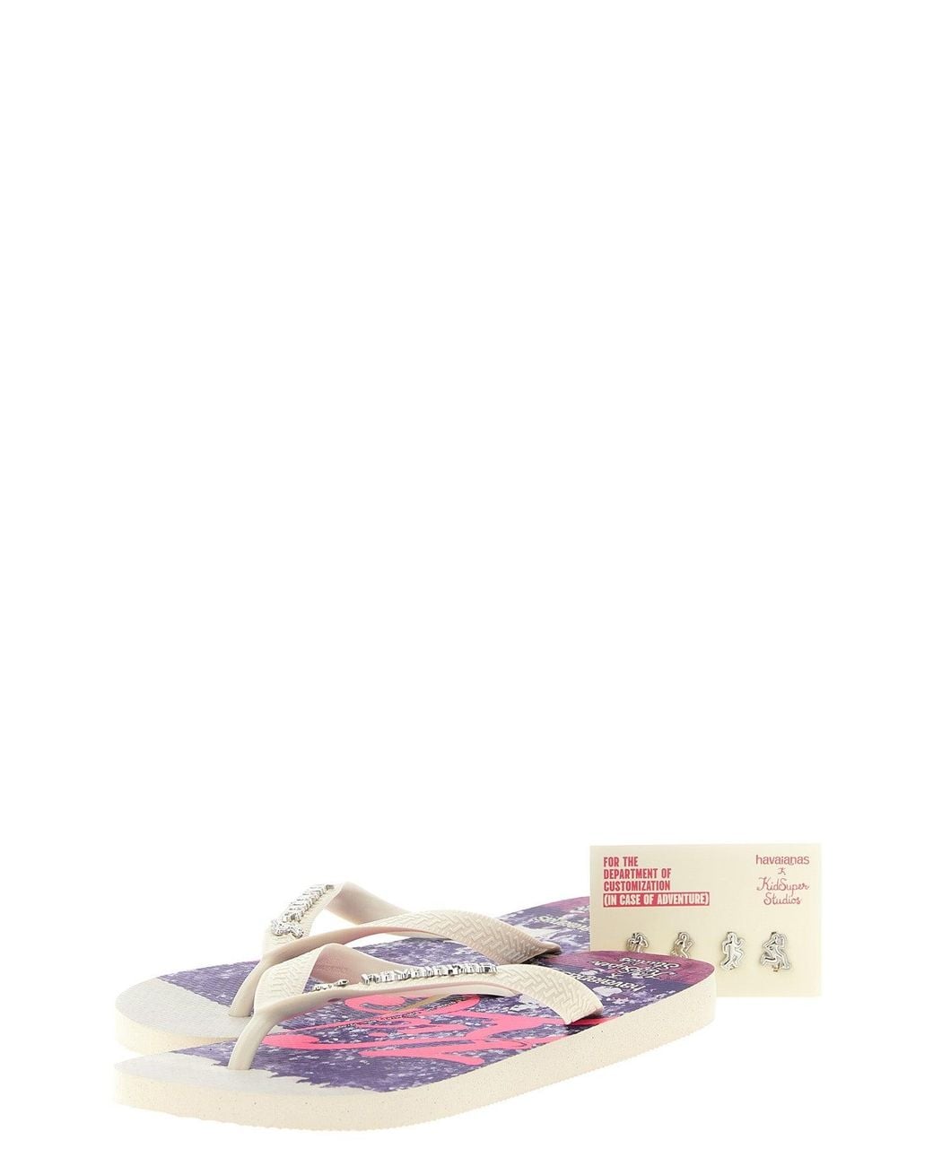 Havaianas Multicolor X Kidsuper 'Top Futebol' Thong Sandals for men