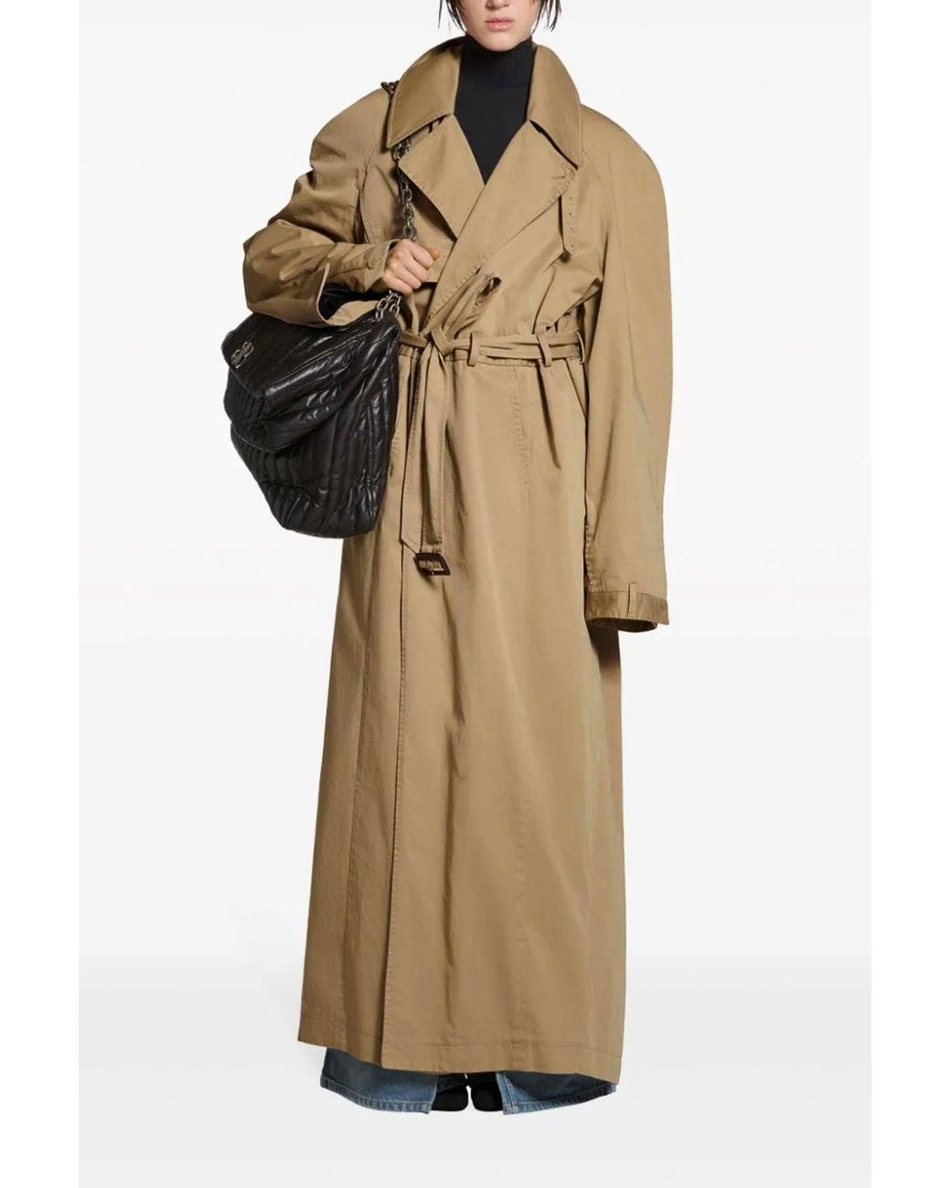 Balenciaga Natural 'Deconstructed' Trench Coat