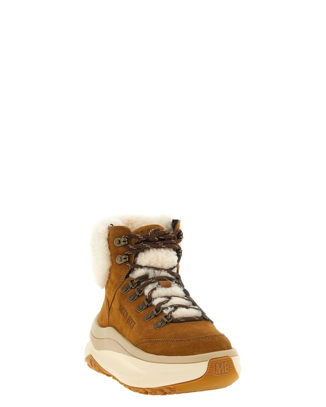 Moon Boot Brown 'Moon247 City Mid' Sneaker
