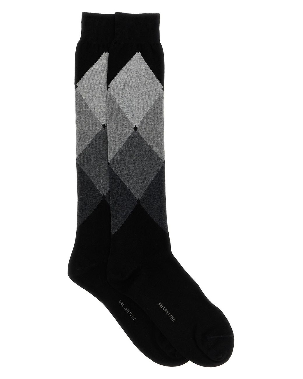 Ballantyne Black Diamond-shaped Socks for men