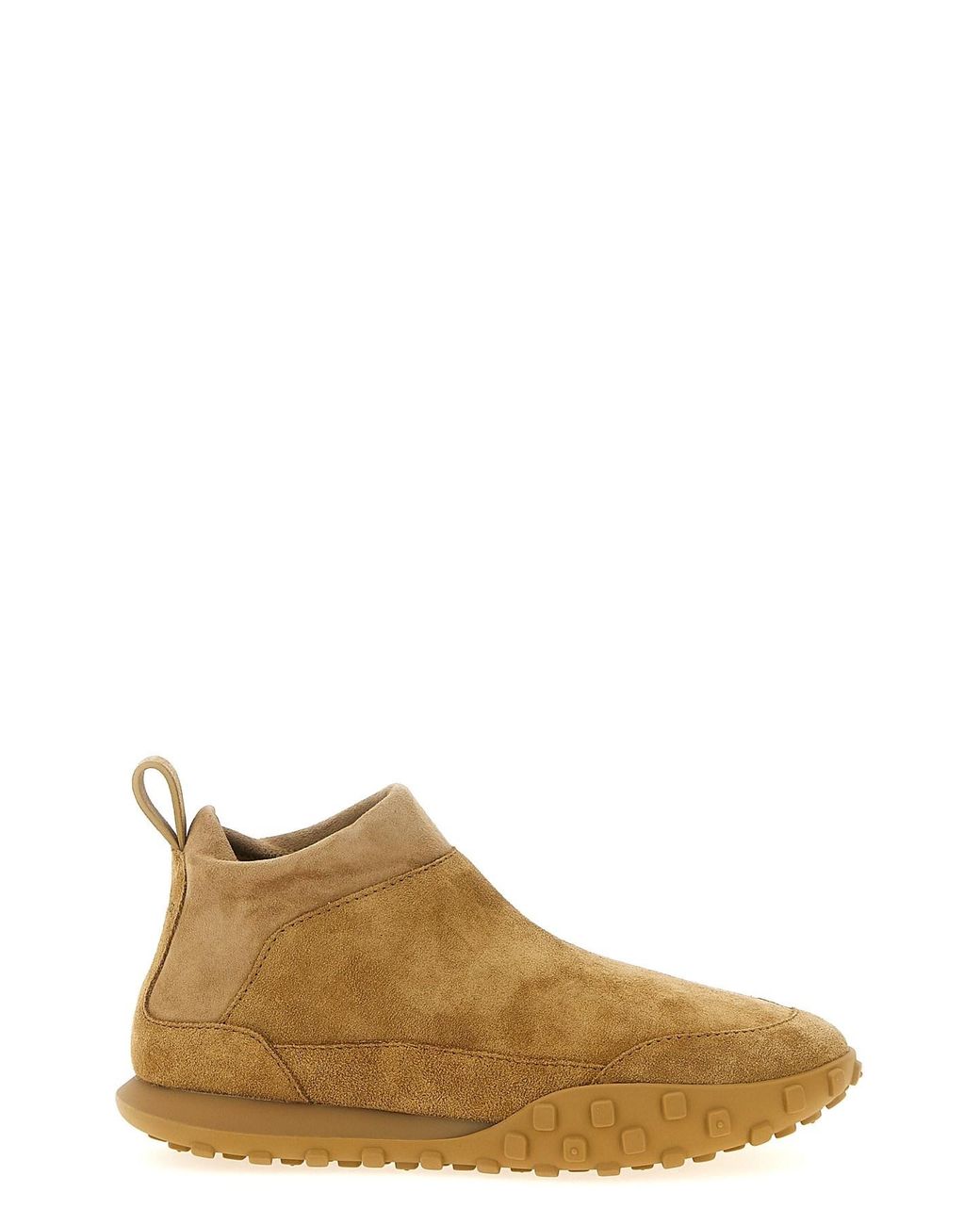 Jil Sander Brown Italian Suede Sneakers