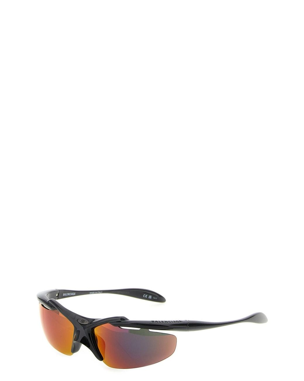 Balenciaga White Sunglasses 'Turbo D-Frame Bb0464S' for men