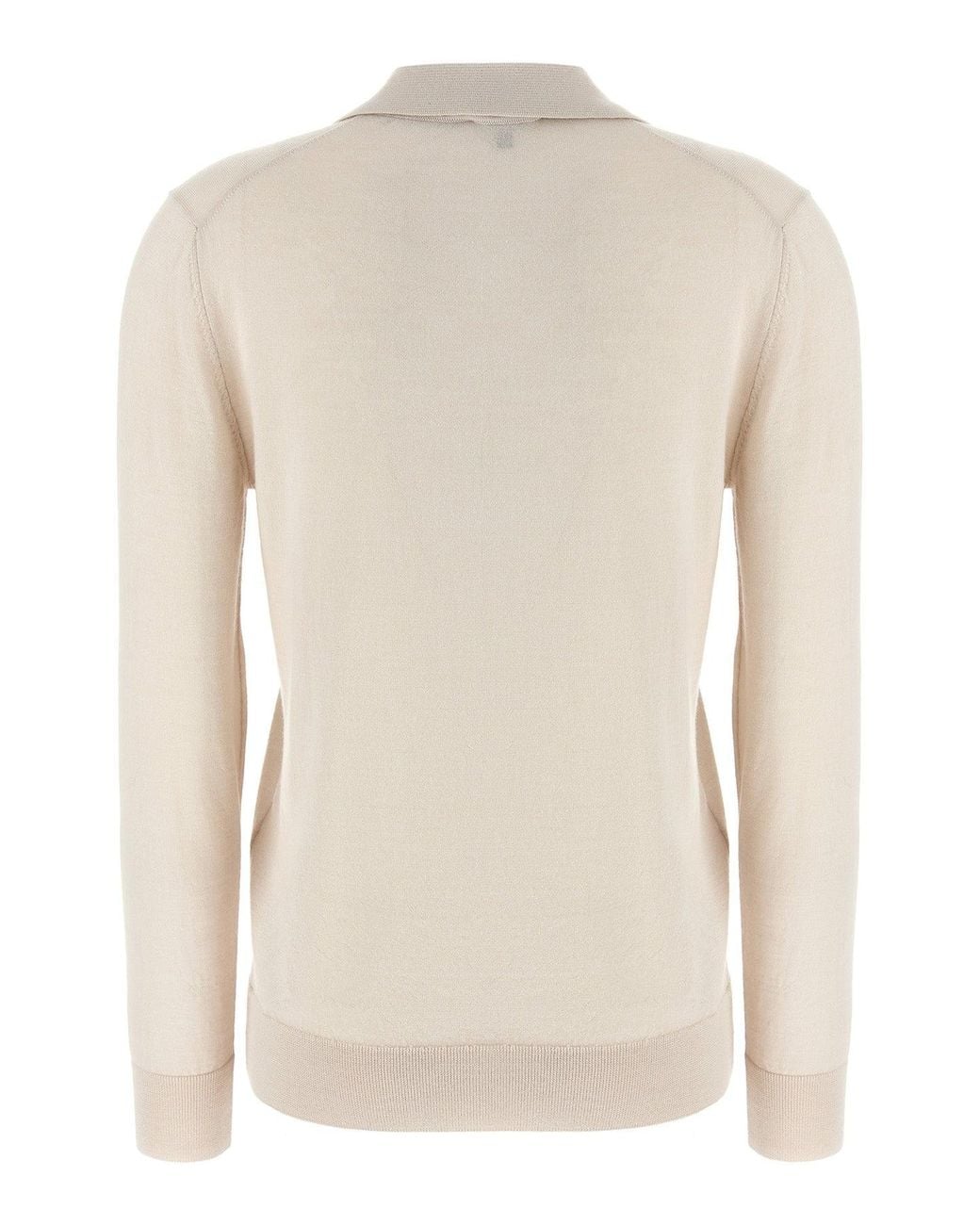 Brioni Natural Polo 'Knit Polo