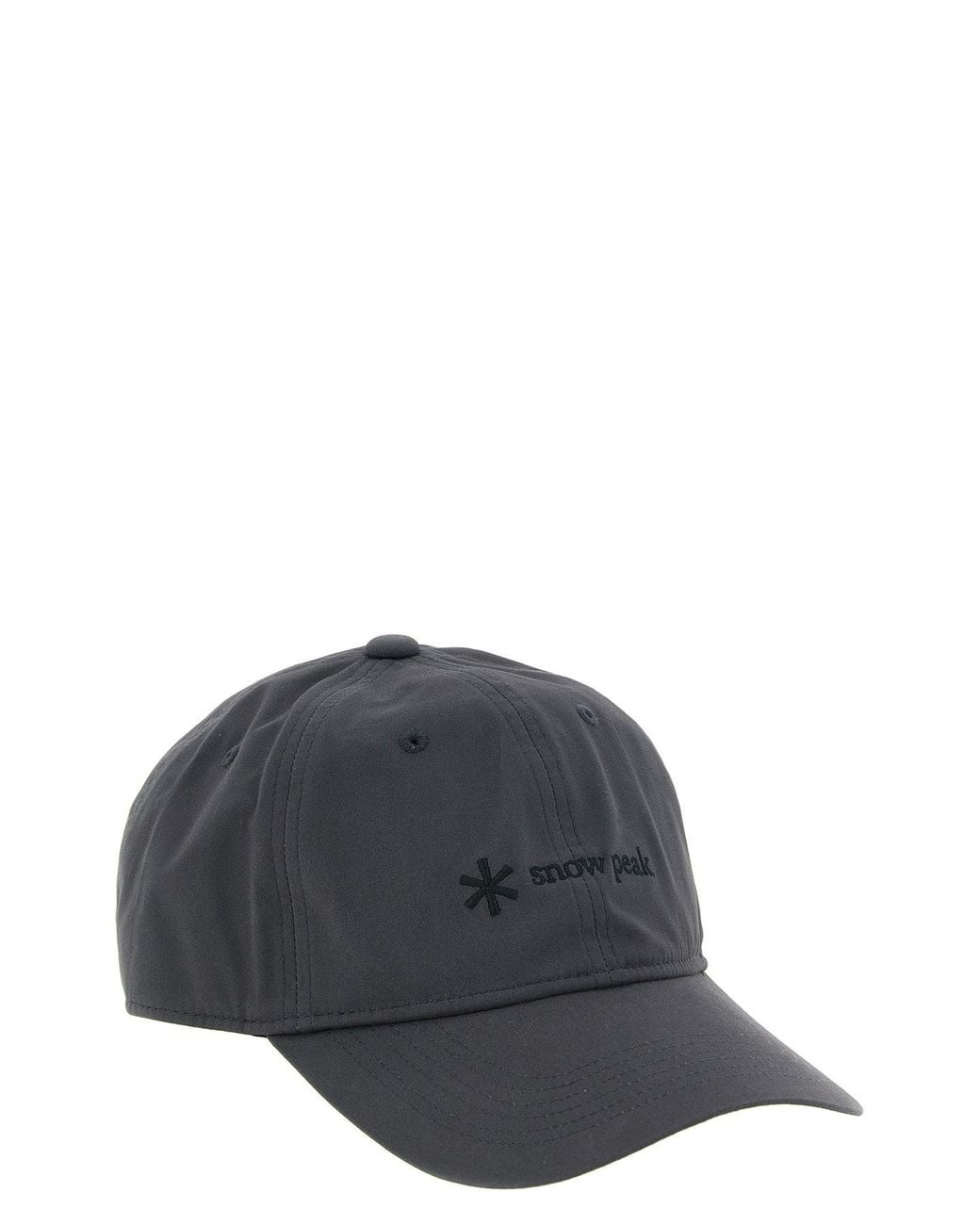 Snow Peak Black 'New Standard' Cap for men