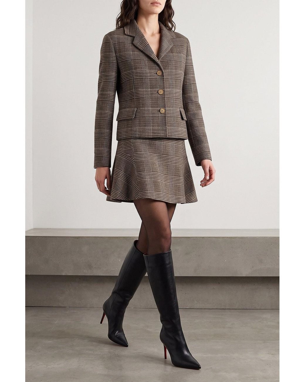Ermanno Scervino Brown Flared Skirt