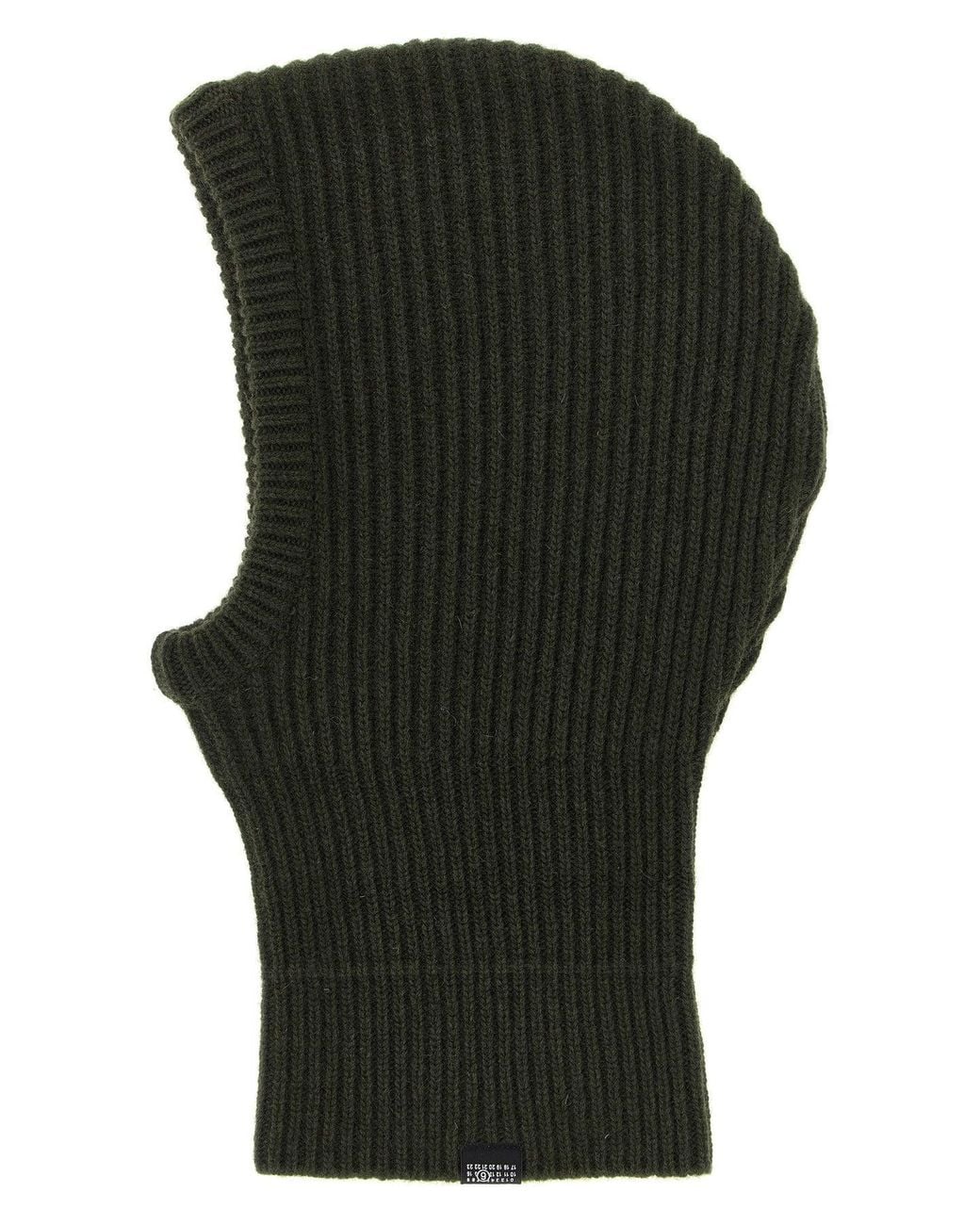 MM6 by Maison Margiela Black 'Numeric Signature Mm6' Balaclava