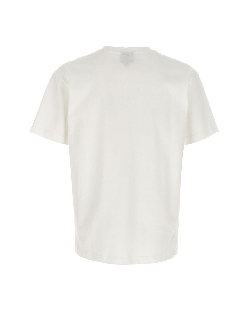 Mackage White T-Shirt With Silicone Logo for men