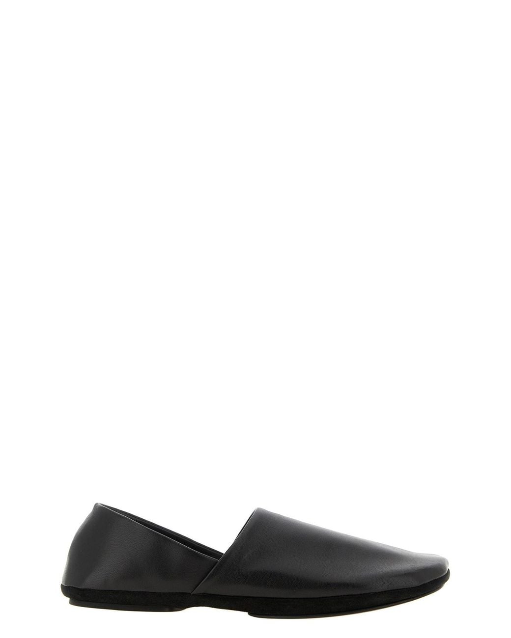 Lemaire Black Slipper Loafers for men