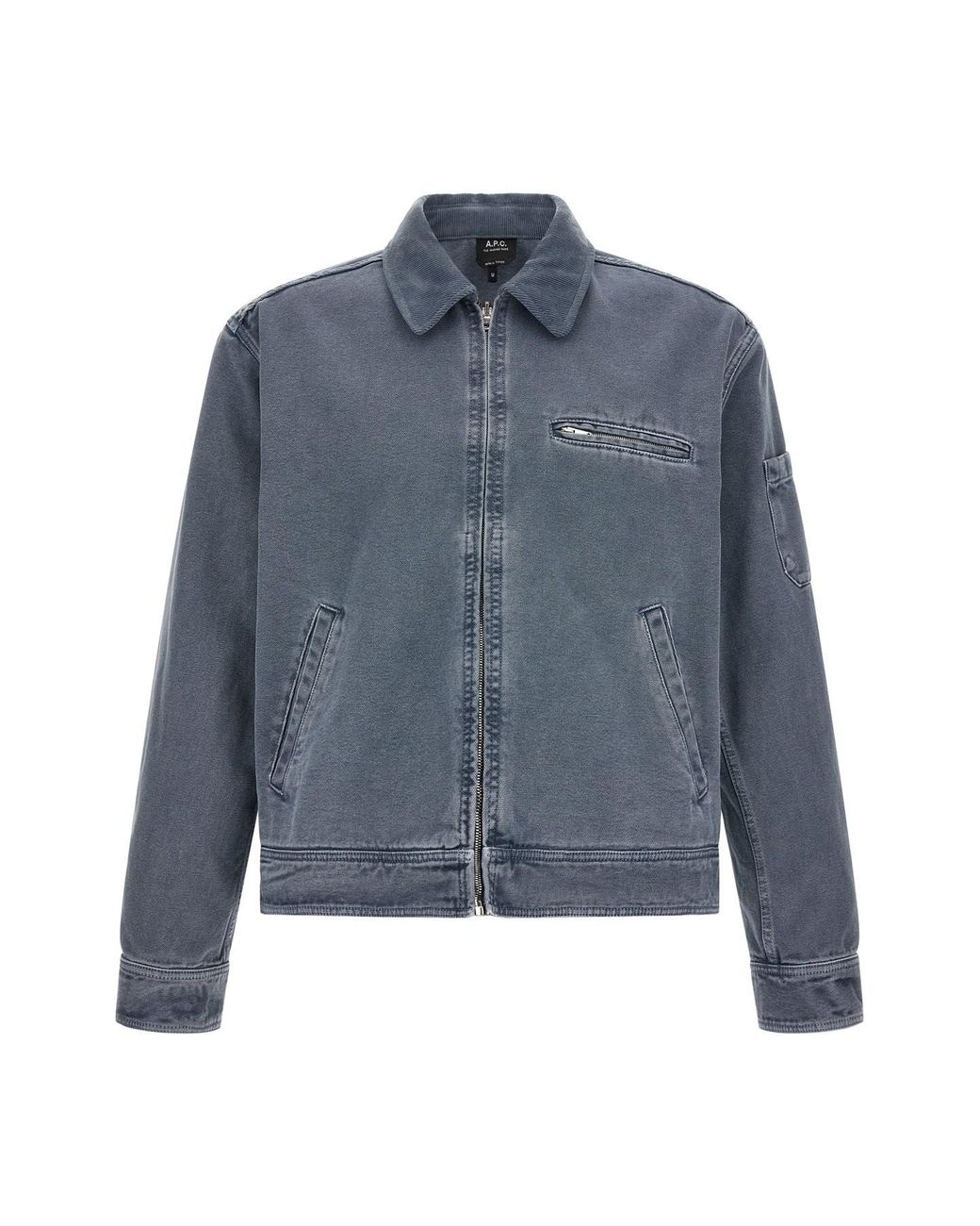 A.P.C. Blue 'alexis' Jacket for men