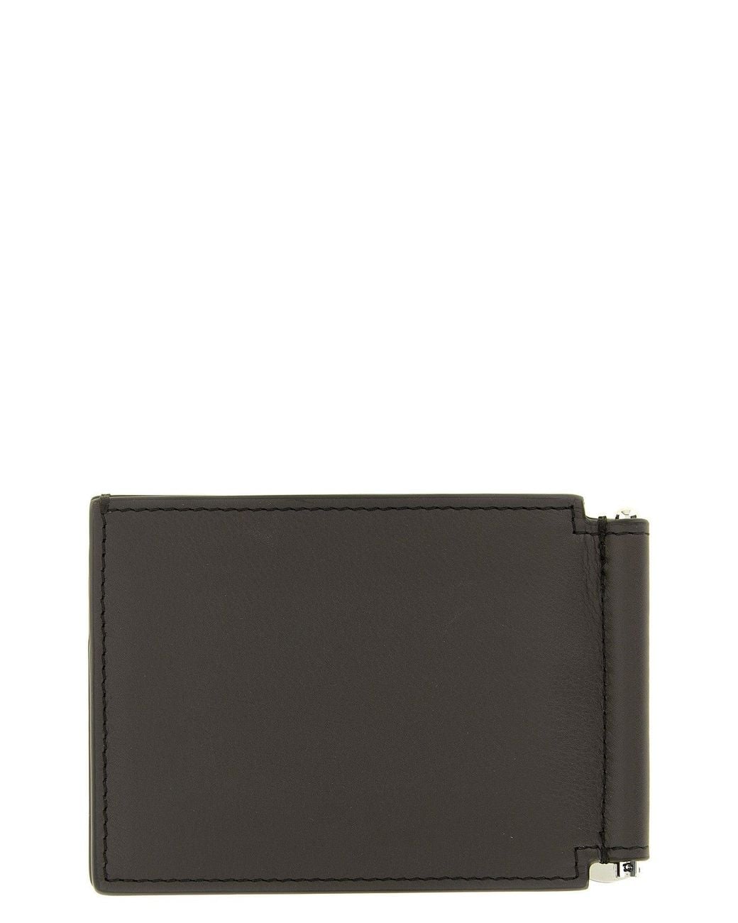 Brunello Cucinelli Gray Smooth Calfskin Wallet for men