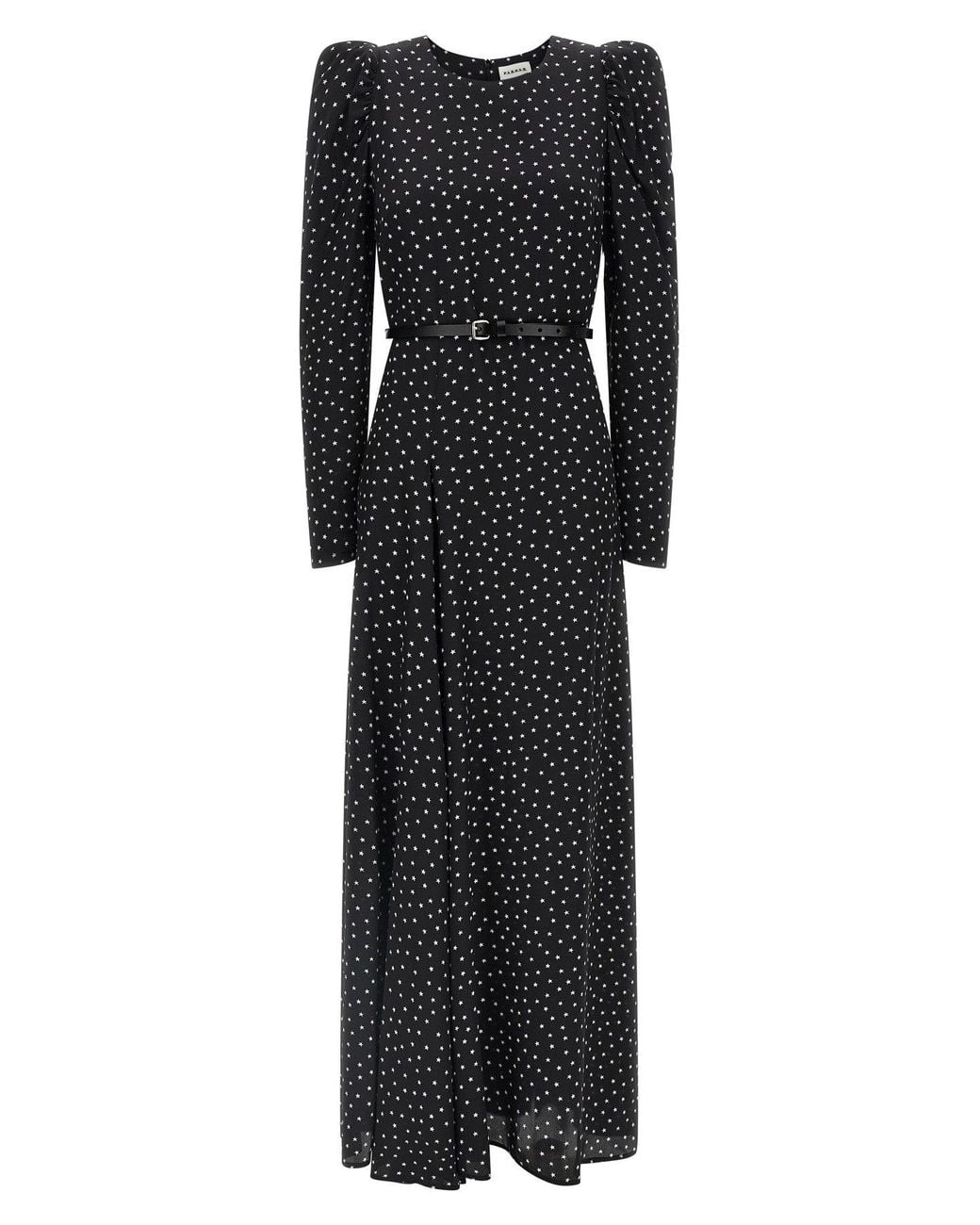 P.A.R.O.S.H. Black P. A.R. O.S. H. Star Print Long Dress