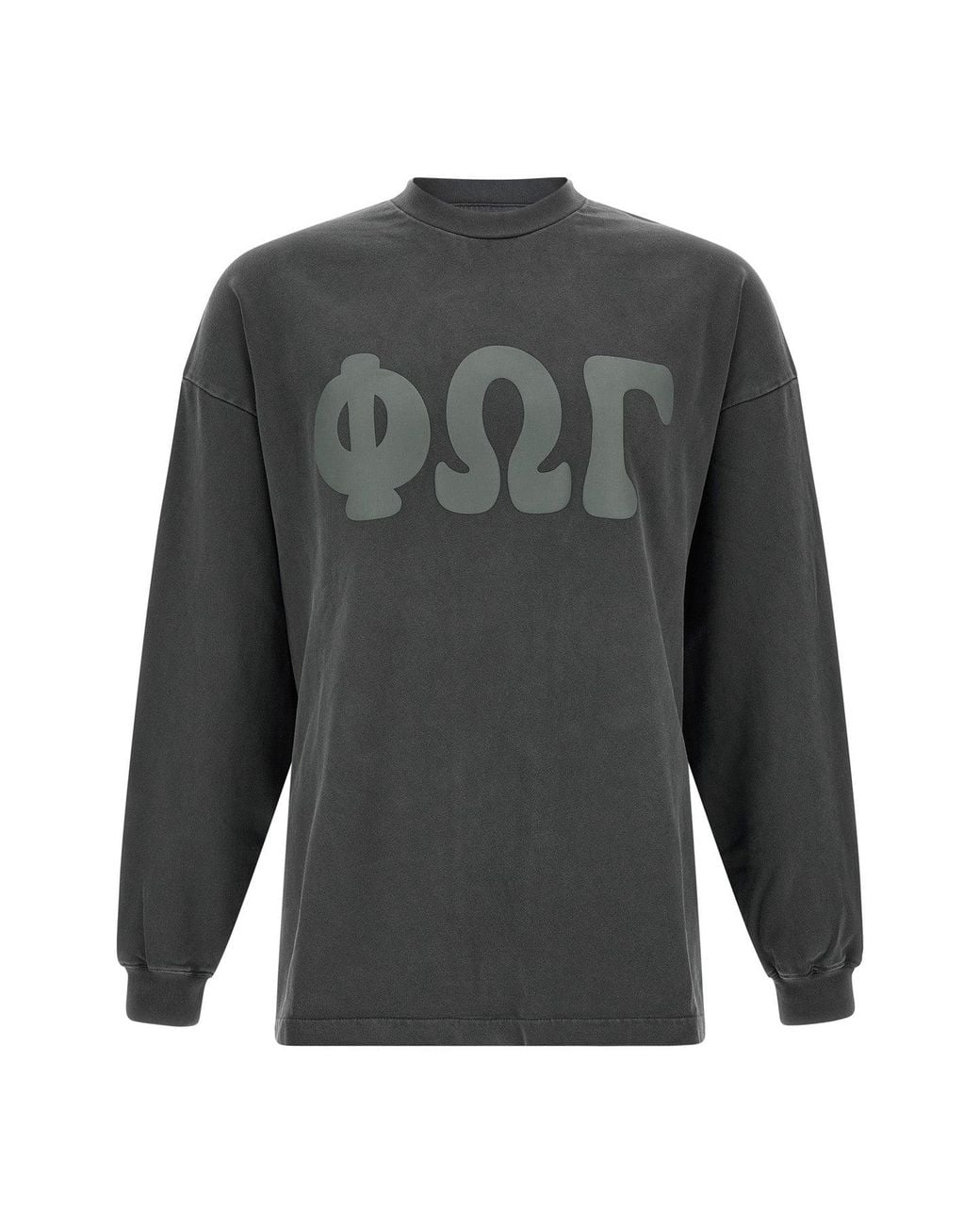 Fear Of God Gray 'Merch' T-Shirt for men