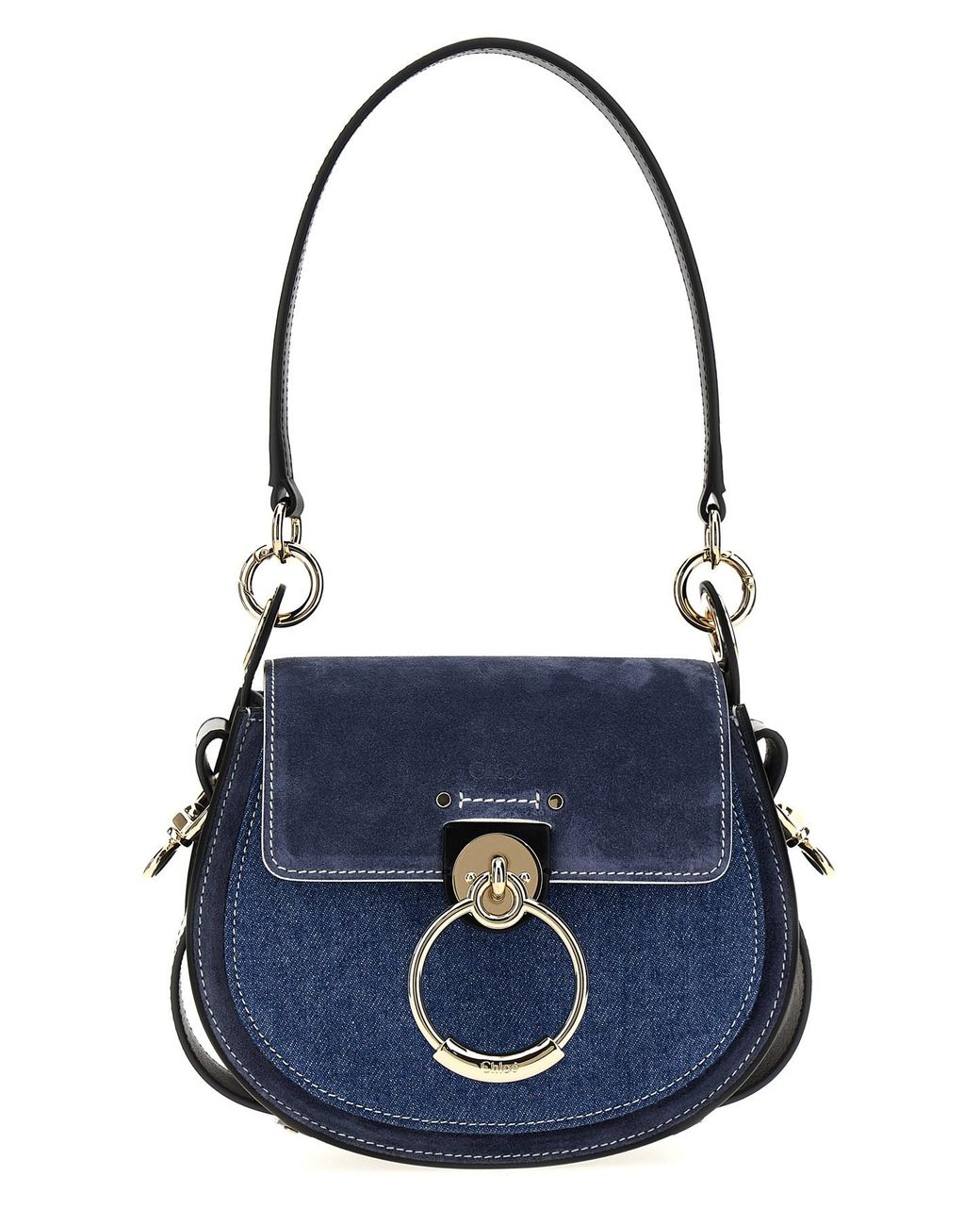 Chloé Tess Crossbody Bags in Blue | Lyst UK