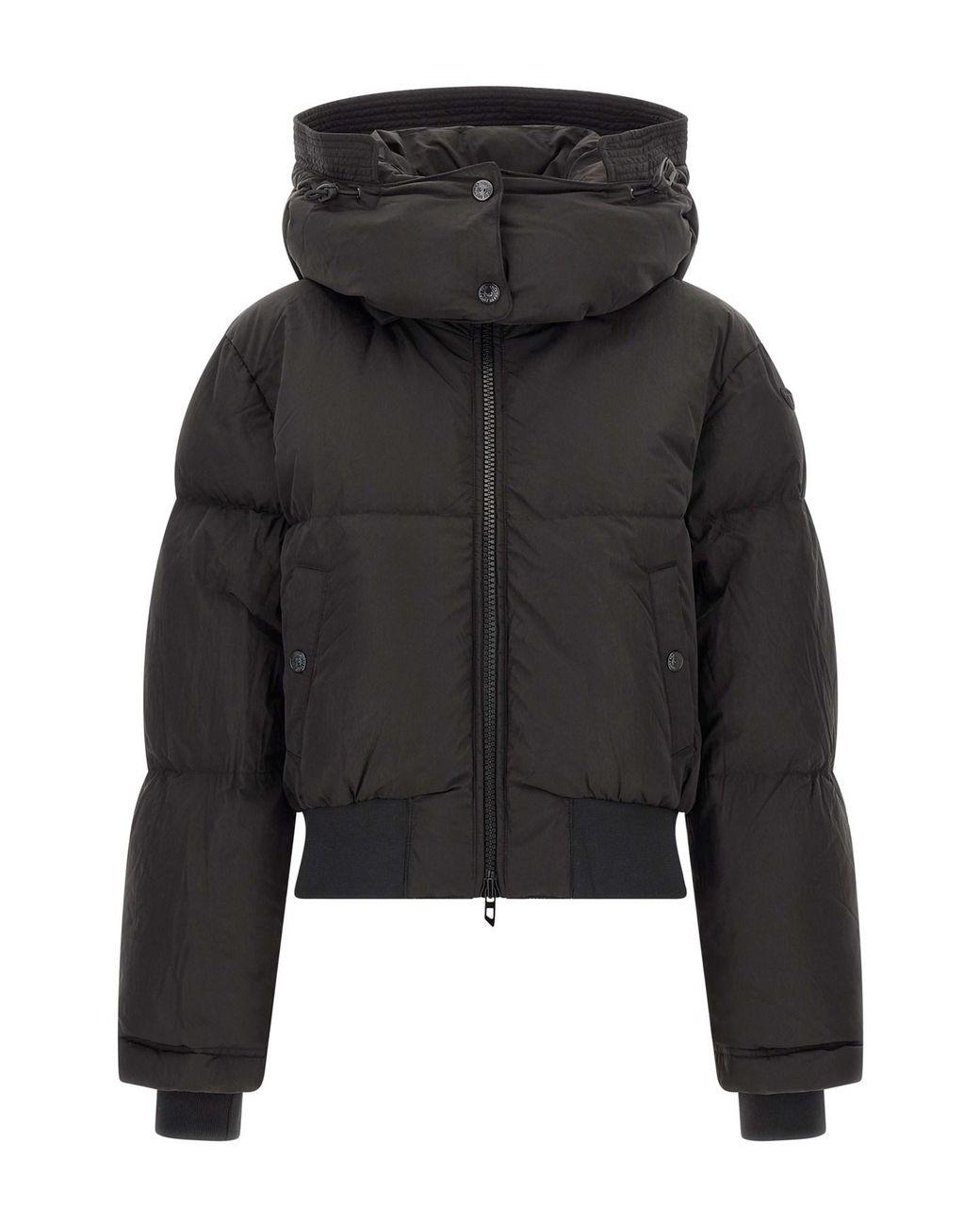 DIESEL Black 'w-peyt-short-new-wd' Down Jacket