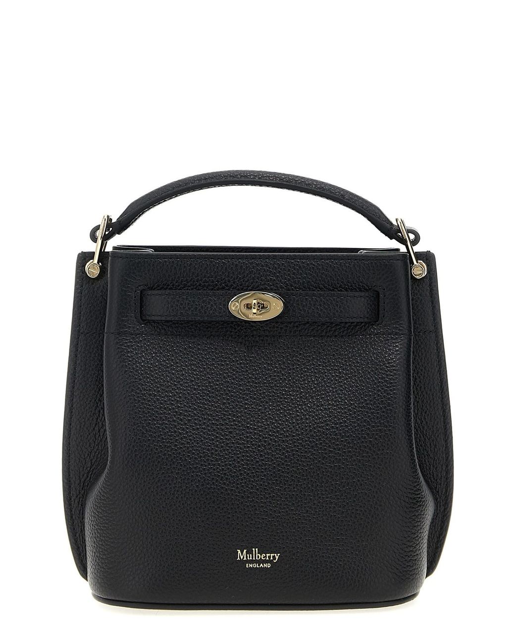 Mulberry Black 'islington' Mini Bucket Bag