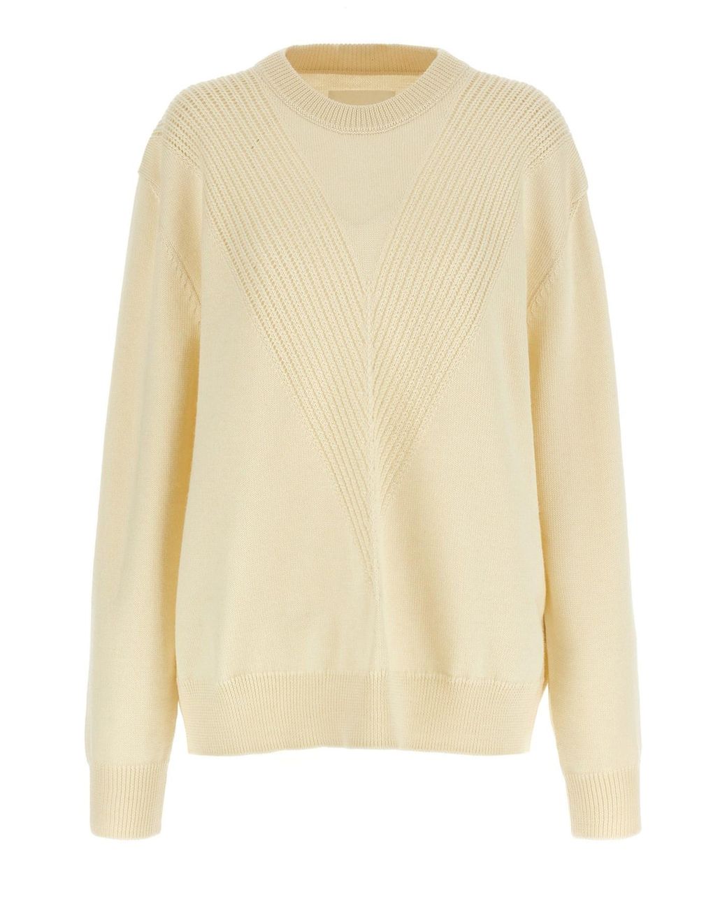 Jil Sander Natural Wool Sweater for men