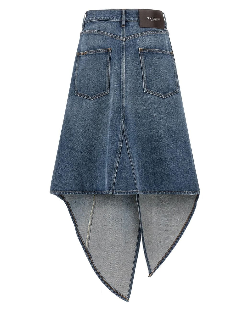 J.W. Anderson Blue J. W.Anderson Drop Front Skirt
