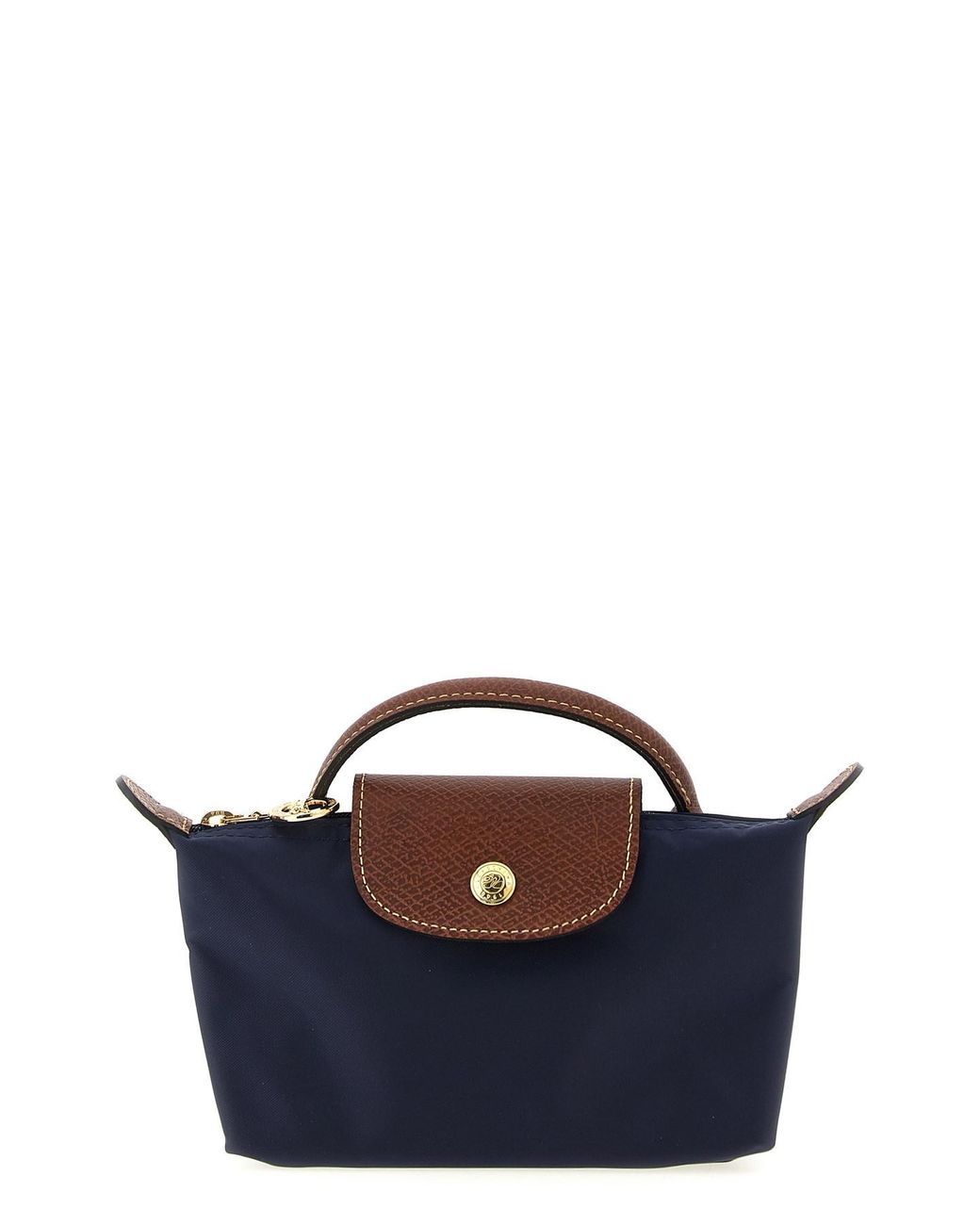 Longchamp Blue 'le Pliage Original' Clutch
