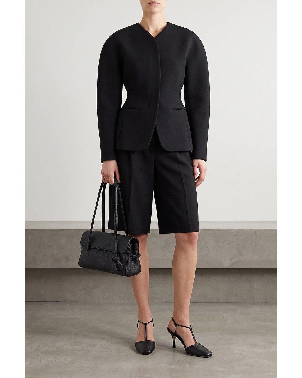 Jacquemus Black Bermuda 'Le Short Cubisto'