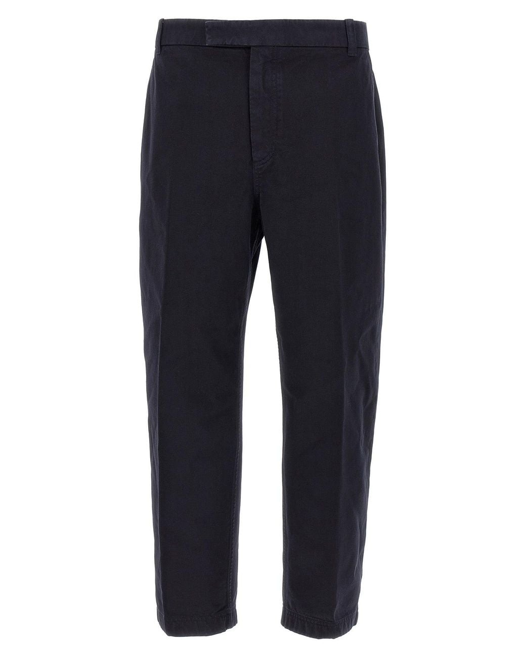 Thom Browne Blue Trousers 'Utility Chino Garment Dye' for men