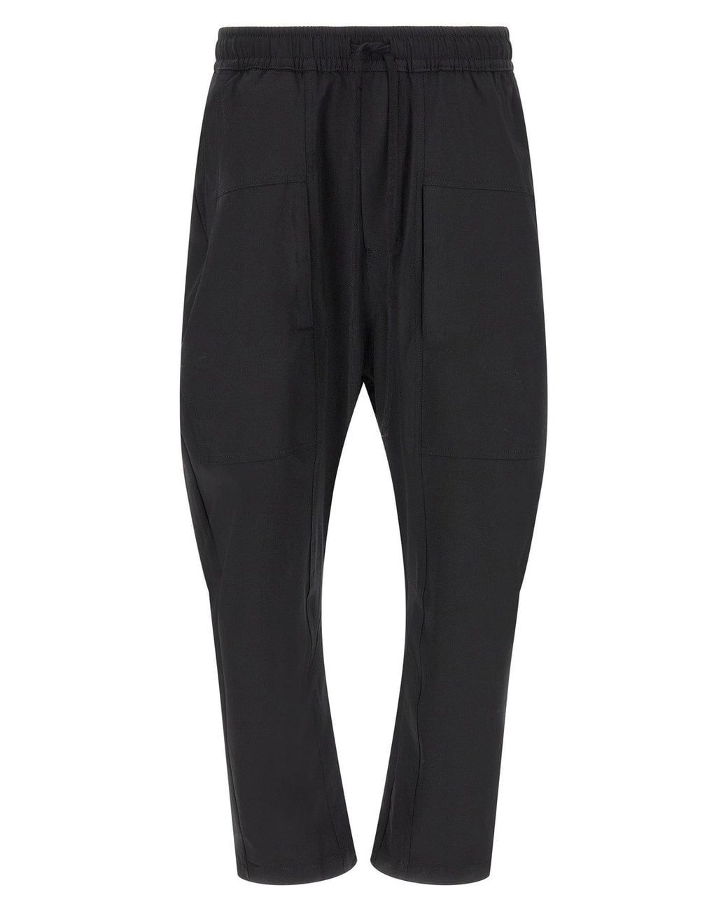 Thom Krom Black Trousers With Patch Pockets for men