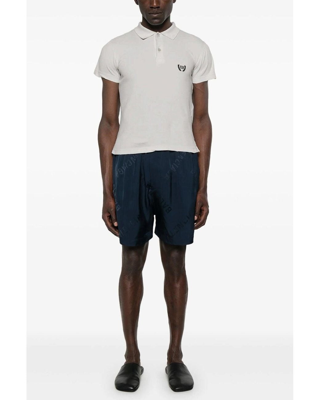 Balenciaga Gray Polo /Fitted Polo'