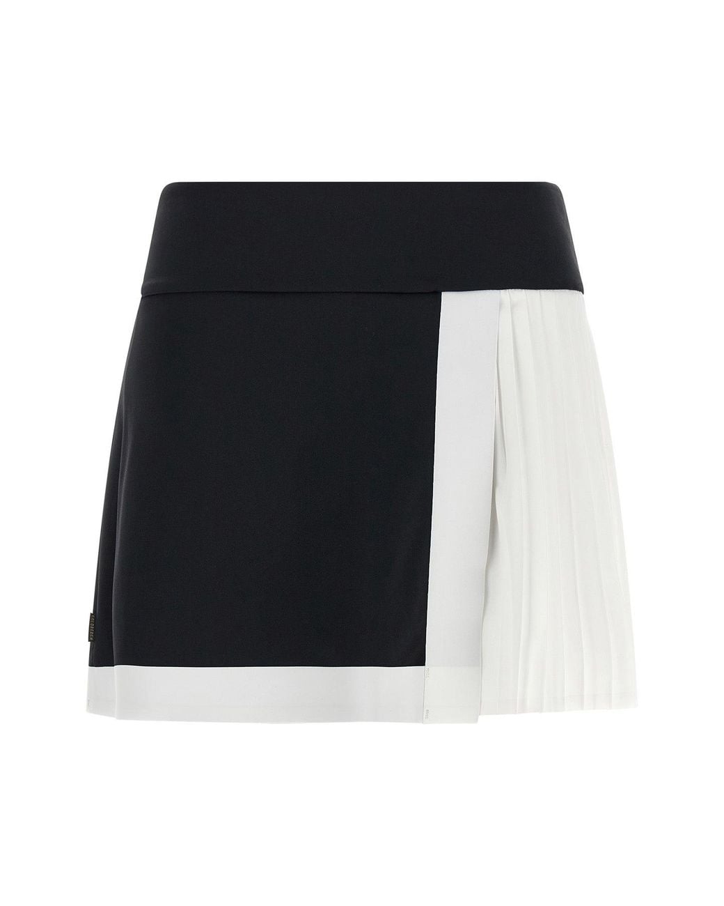 Goldbergh Black Skort With Asymmetrical Pleats