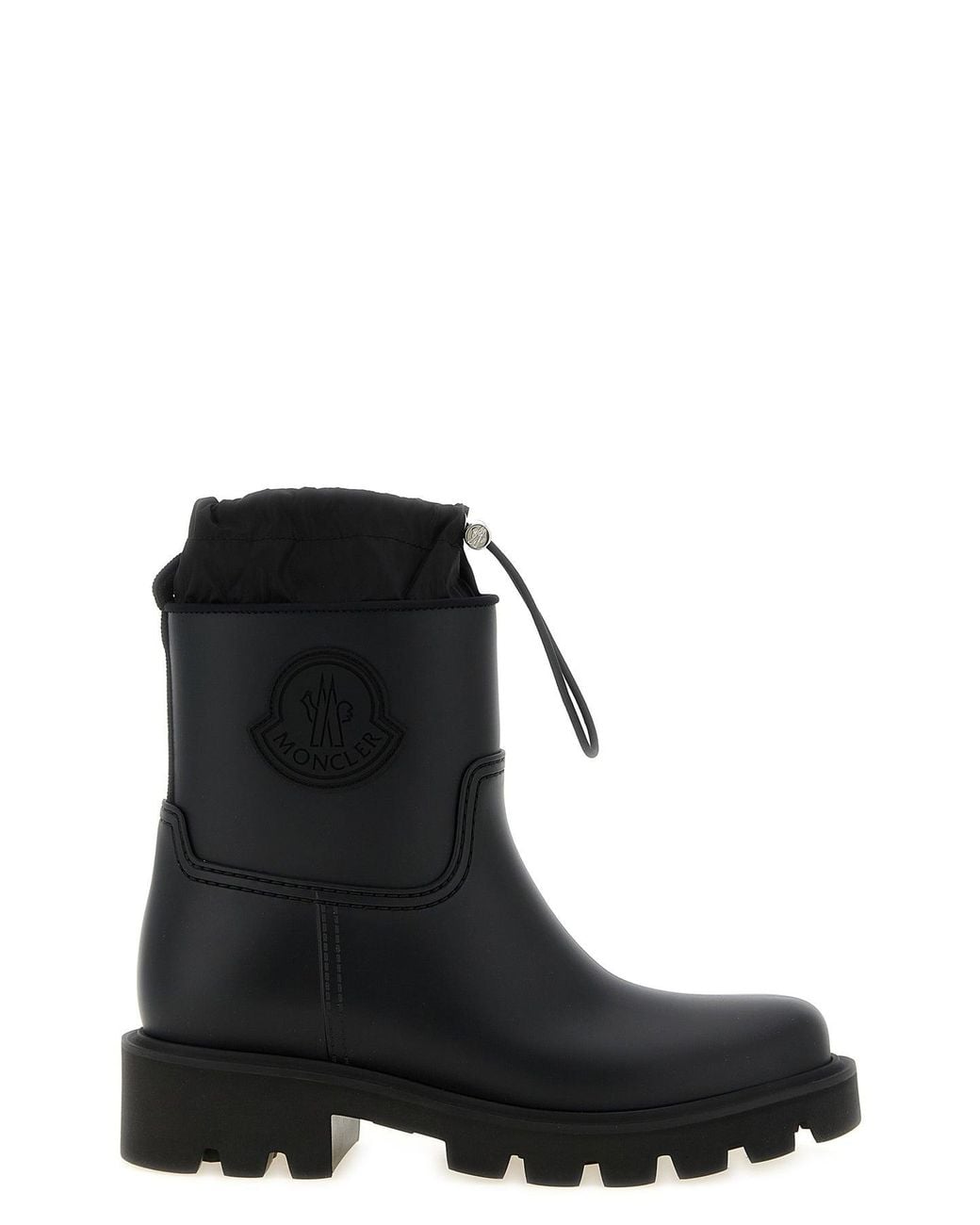 Moncler Black 'Kickstream' Rain Boots