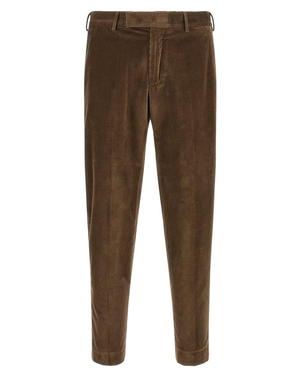 PT Torino Brown The Rebel Trousers for men