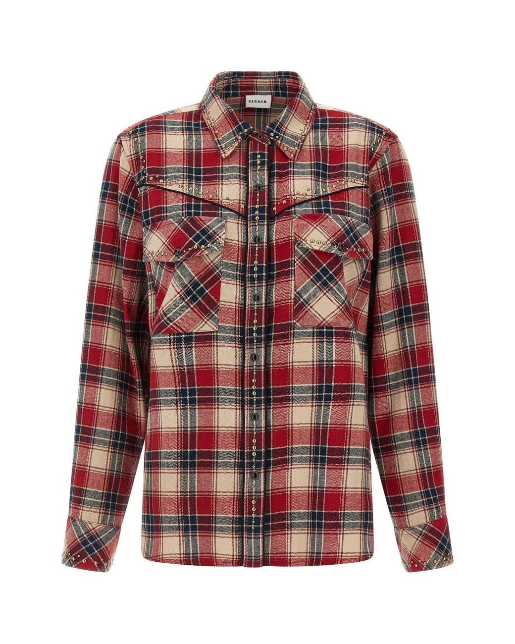 P.A.R.O.S.H. Red P. A.R. O.S. H. Cowboy Shirt