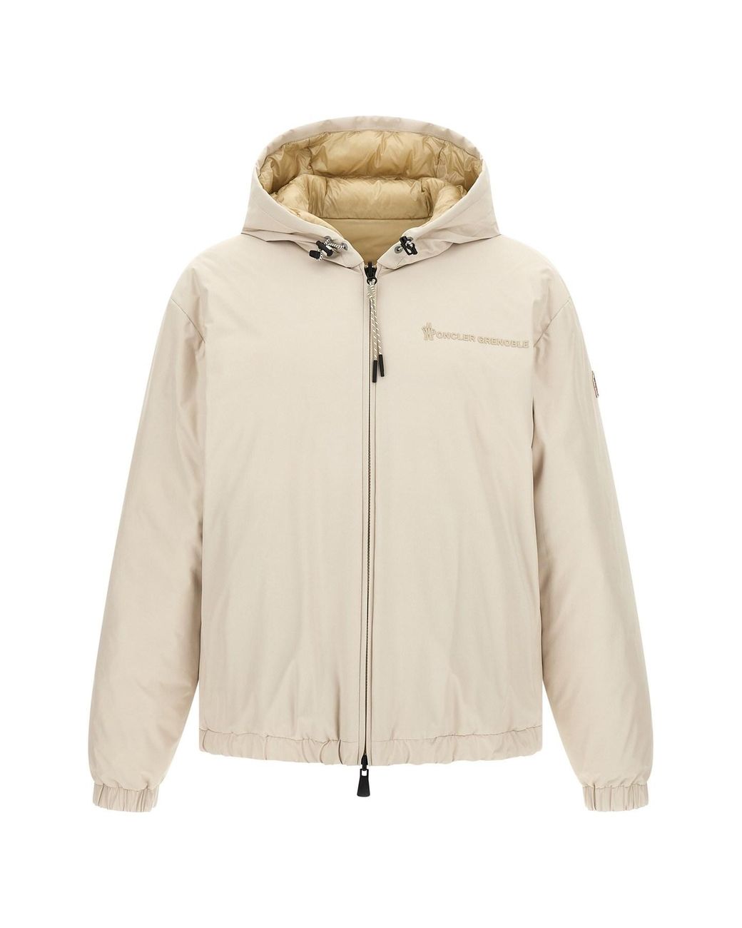 Moncler Natural 'berguns' Reversible Down Jacket for men