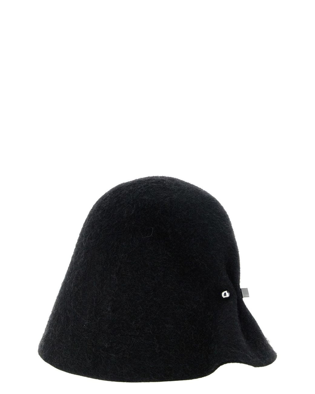 Jacquemus Black Merino Wool Cloche Hat