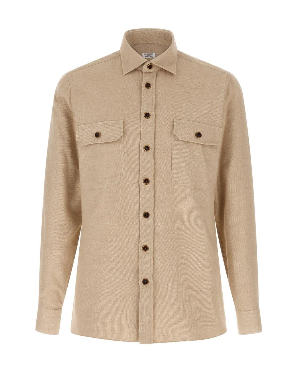 Borriello Natural Flannel Shirt for men