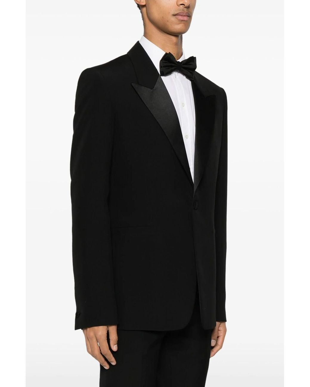 Givenchy Black 'Peack Lapel' Blazer for men