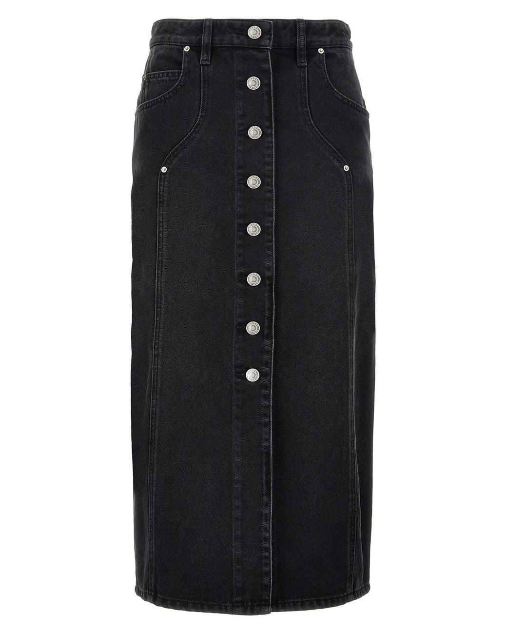 Isabel Marant Black Skirt 'Vandy'