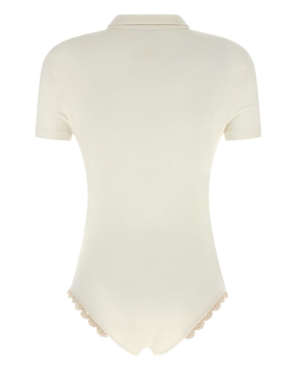 Magda Butrym White Bodysuit 'Pf25 01'