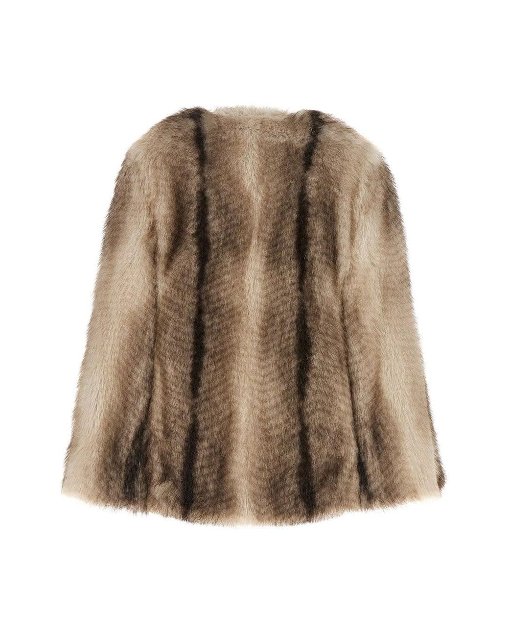 Twinset Brown Cape Jacket