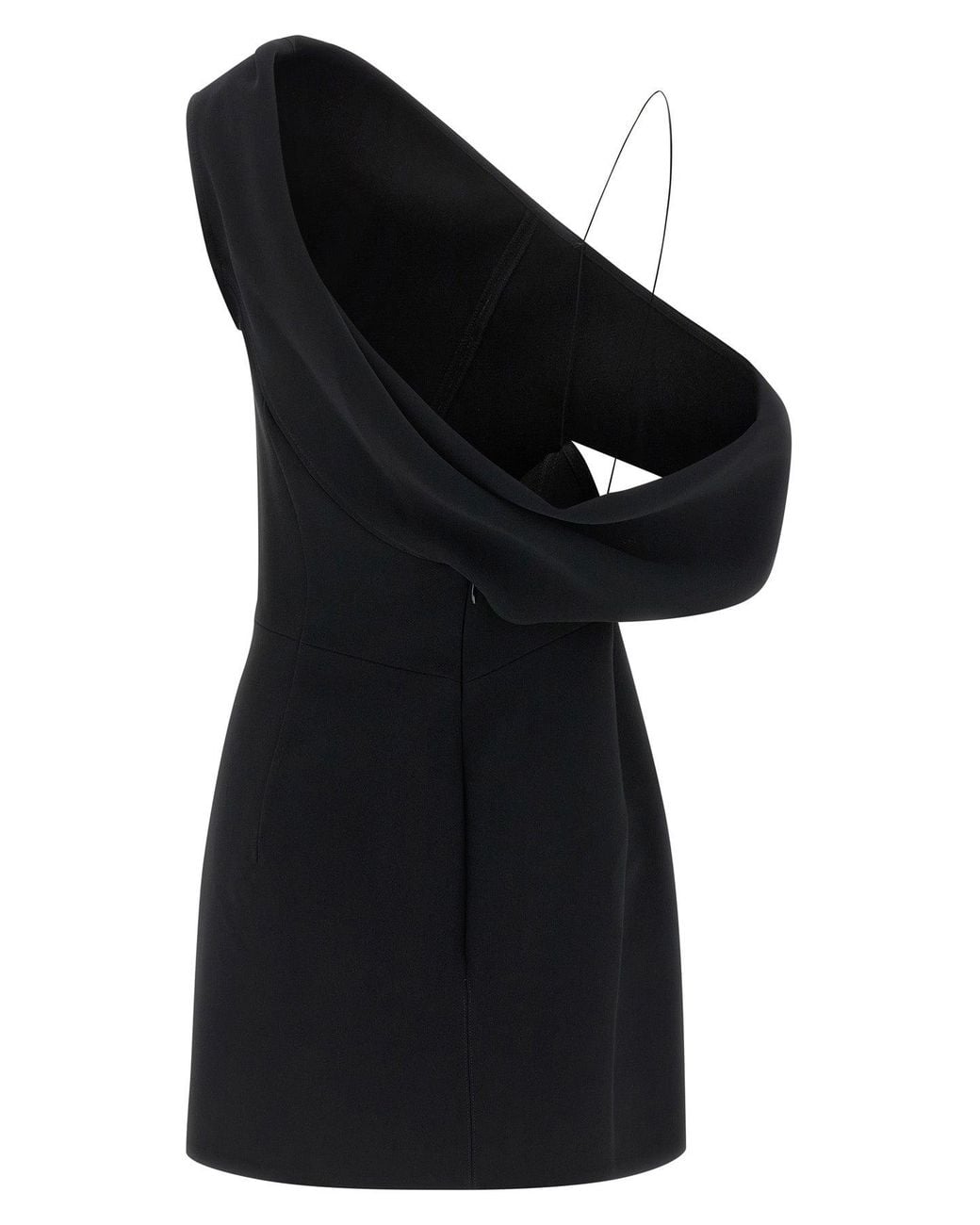 Jacquemus Black 'La Robe Pesce Courte' Dress