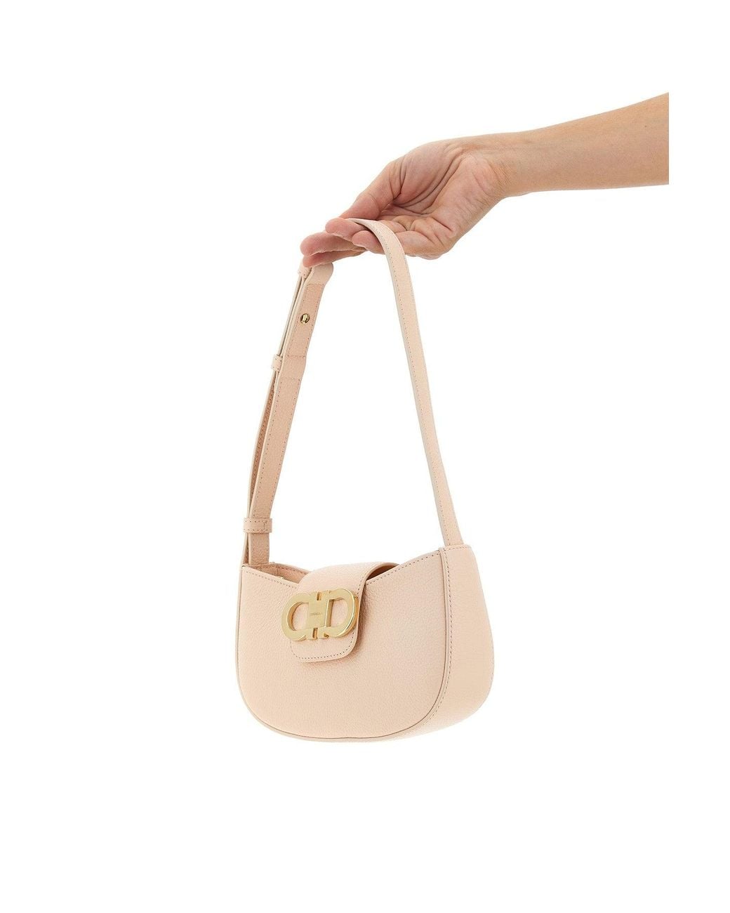 Ferragamo Natural The 'Gabry' Shoulder Bag