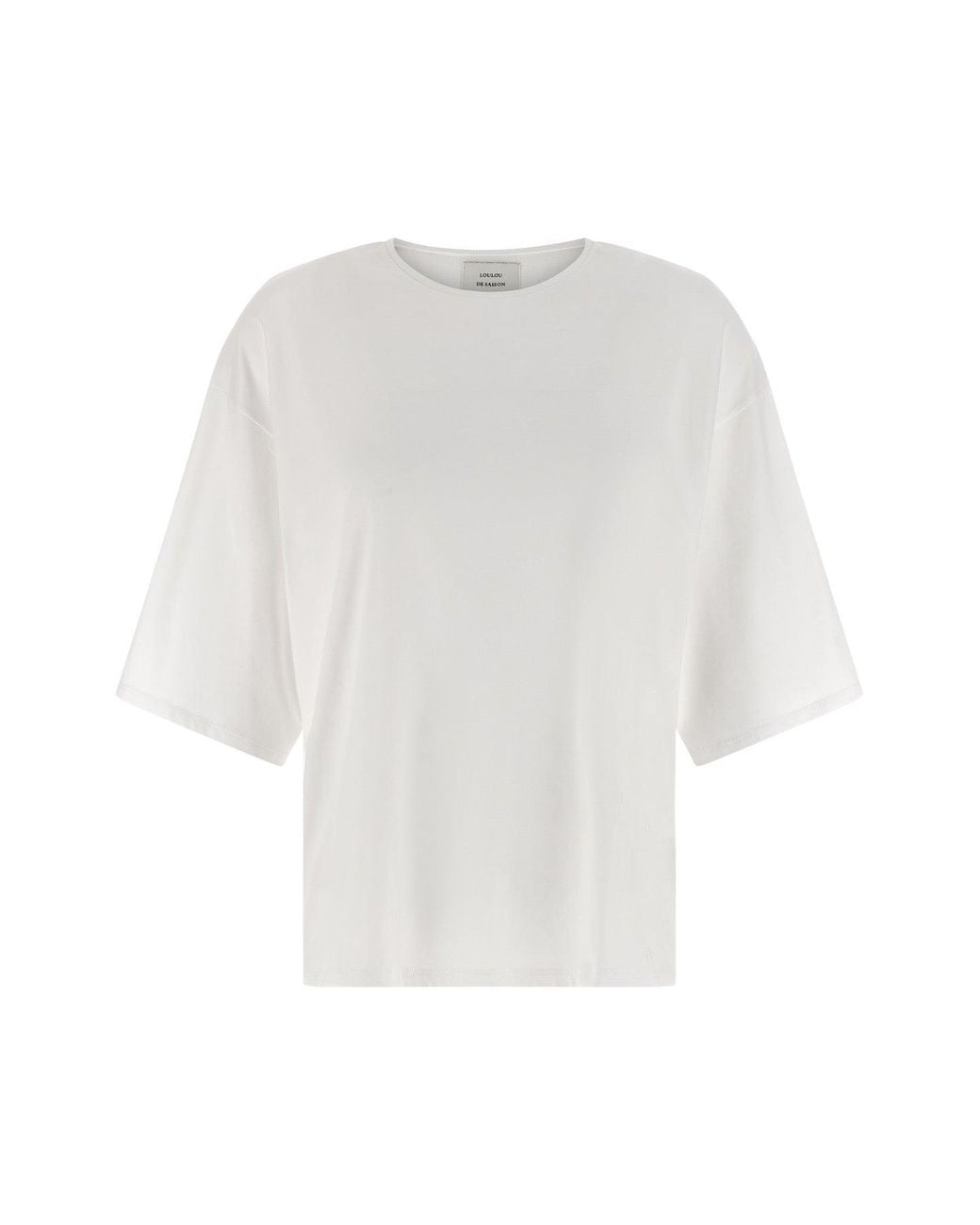 Loulou de Saison White Oversized Cotton T-Shirt