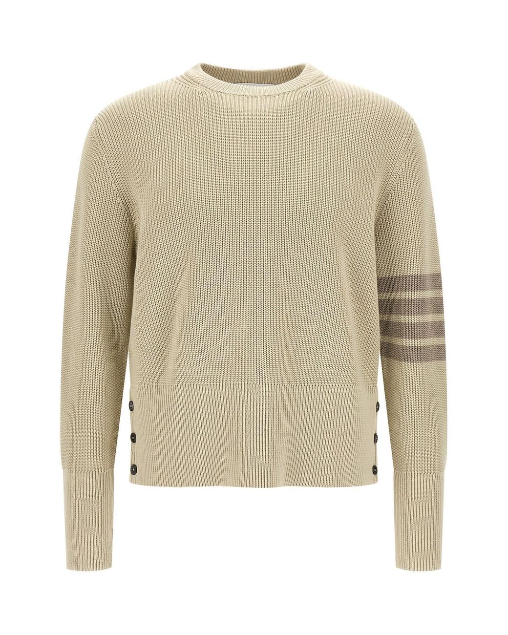 Thom Browne Natural '4bar' Sweater for men