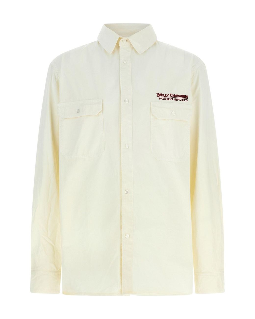 Willy Chavarria White 'corcoran' Shirt for men